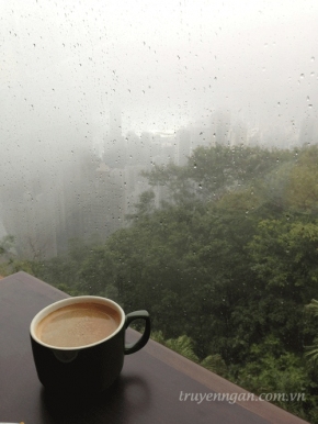  Cơn mưa cuối chiều, ta với ly café, phố nhỏ…